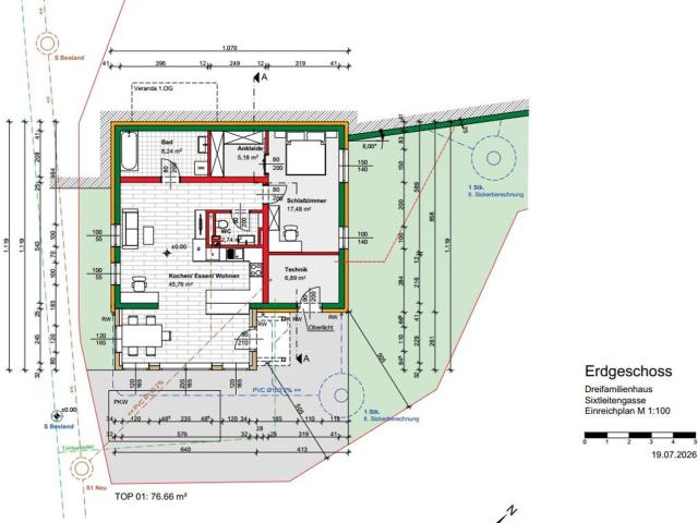 Neubauprojekt 'Sixtleite' | 2 Zimmer Wohnung