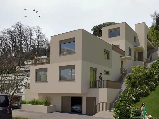 Neubauprojekt Terra 4.5 Zimmer Terrassenhaus A, B und C mit Aussicht in Rieden kaufen