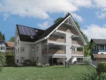 Neubauprojekt «Zum Ghöch», 4.5 Zimmerwohnung mit gedecktem Balkon