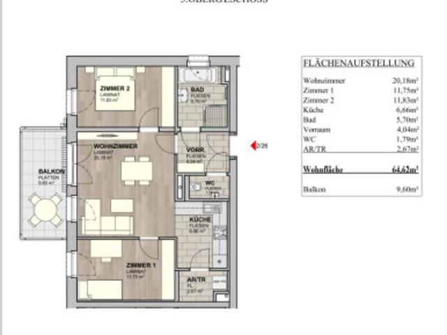 Neubauprojekt'Am Terrakotta Weg' Provisionsfreie 3 Zimmerwohnungen mit Wohnbauförderung!
