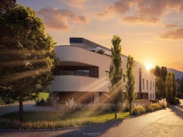 NEUBAUPROJEKT'THE NINE' Moderne 3 Zimmer Wohnung im Obergeschoss mit Balkon