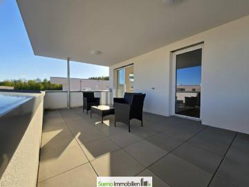 NEUE Doppelhaushälfte 3 Etagen mit PENTHOUSE Terrasse in ruhiger Siedlungslage mit top Ausblick