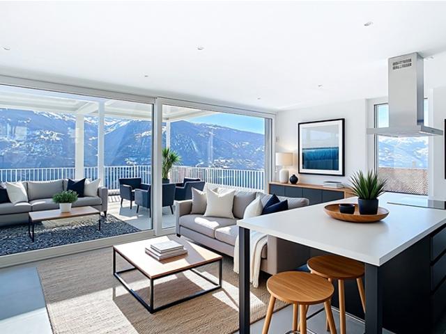 Neue Exklusive Penthouse Wohnung zwischen Himmel und Bergen