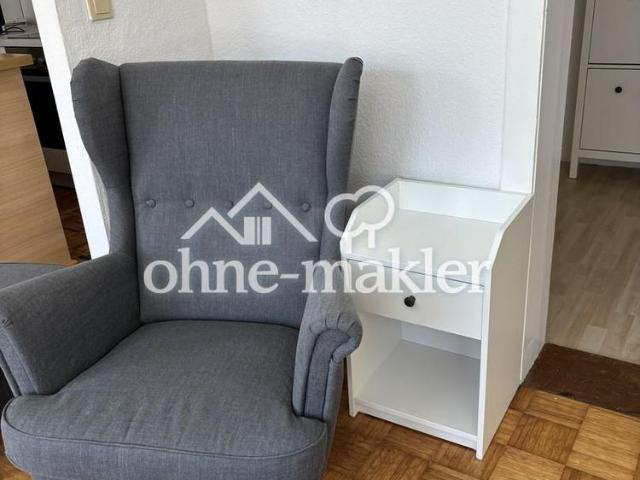 Neue EBK, neues Bad, neue Heizung, helle 1 Zimmer Wohnung