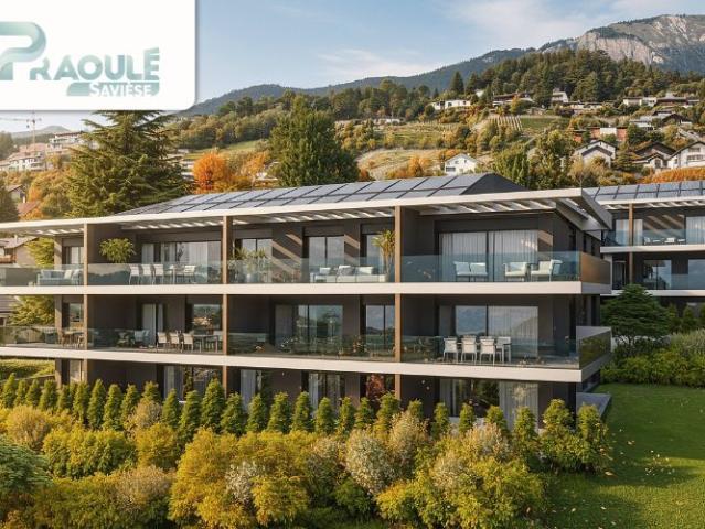 Neue Luxuswohnungen mit Blick auf Savièse