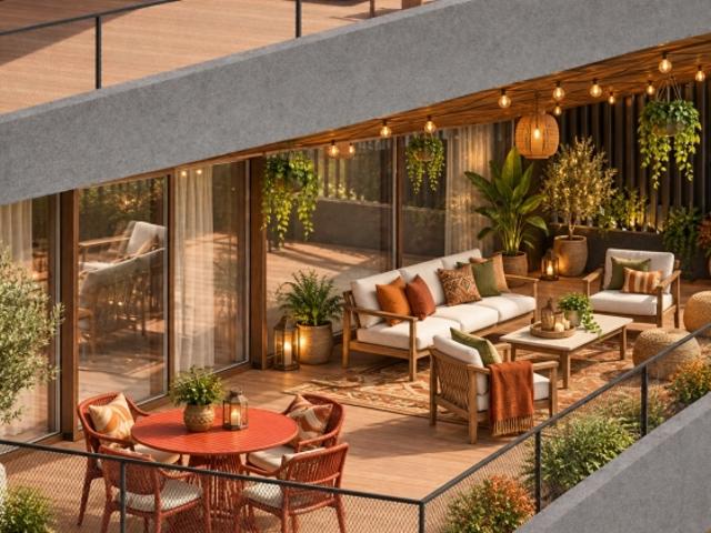 Neue Residenz des Exceprion auf einer Terrasse in Savièse