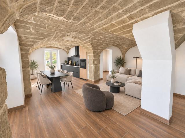 Neue Wohnung – 3,5 Zimmer mit Gewölben und einer Terrasse von 48 m²