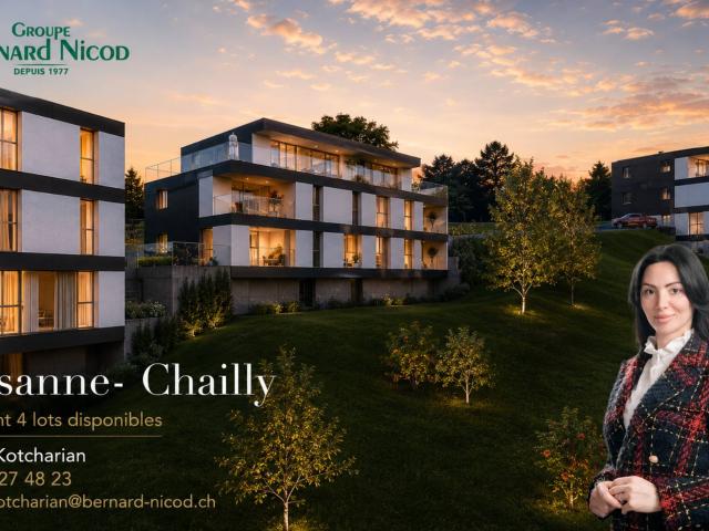 Neue Wohnung in Chailly 4,5 Zimmer Wohnung mit südausgerichtetem Balkon