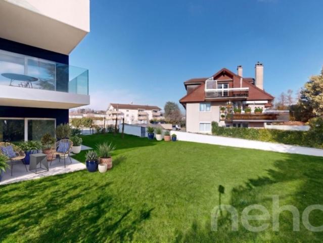 Neue Wohnung mit Garten und Zugang zum See