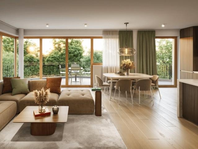 NEUE WOHNUNG, UMGEBEN VON GRÜN