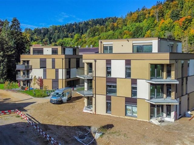 Neuer 2.5 Zimmer PPE Apartment mit Terrasse und Garten Campagne Pernod, B1 Block