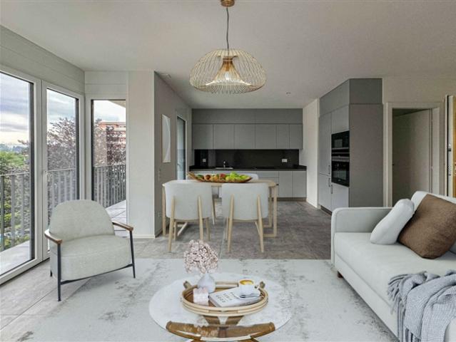 Neue 3,5 Zimmer Einkommenswohnung mit Terrasse in Vacallo