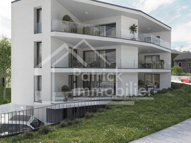 Neue 4.5 Zimmer Wohnung mit Garten und Terrasse in Courtepin