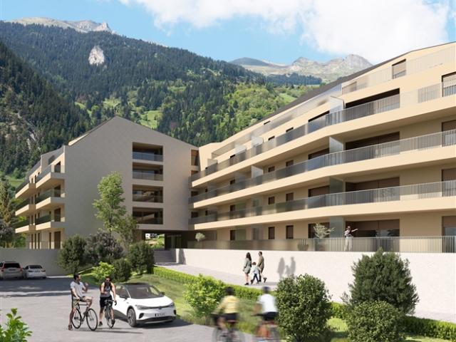 Neuentwicklung Domaine de Vouvry – Neue 3,5 Zimmer Wohnung Grundstück A15 zum Verkauf