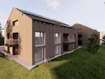 Neues 4,5 Zimmer Apartment im Erdgeschoss in St Aubin FR