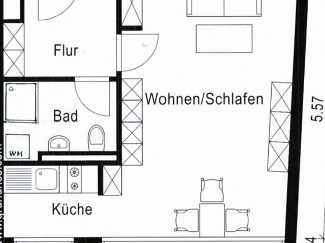 Neues 1 Zi. Apartment, 1.OG/Lift, Erstbezug, hochwertige Ausstattung, Klimaanlage, EBK, elegantes Duschbad, Innenstadtnähe