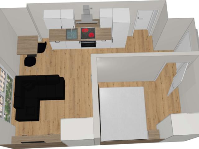 Stilvolles 2 Zimmer Apartment, bequem möbliert und ausgestattet in Innenstadtlage Obernburg