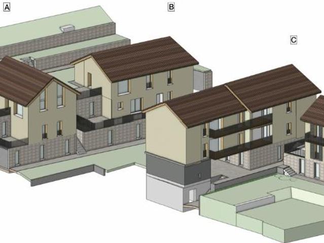 Neues Wohngebäude Sassa in Gnosca – 4,5 Zimmer Wohnung + Studio zu verkaufen