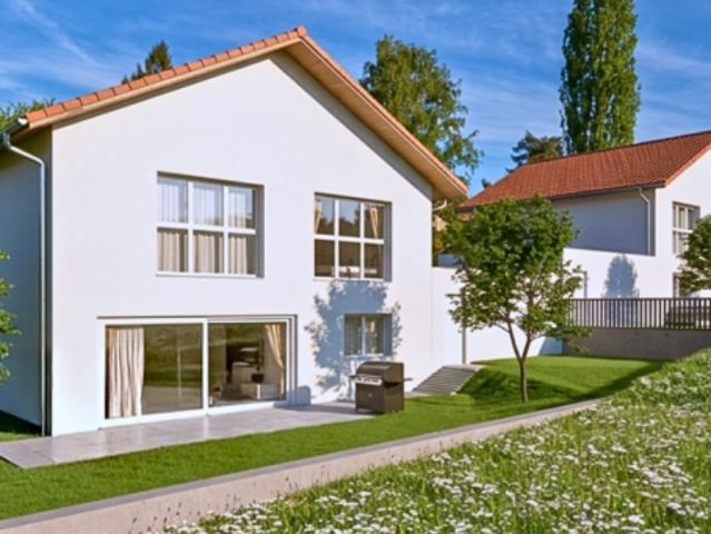 Neues Bauprojekt in Thierrens – 6,5 Zimmer Familienvillen mit Garten