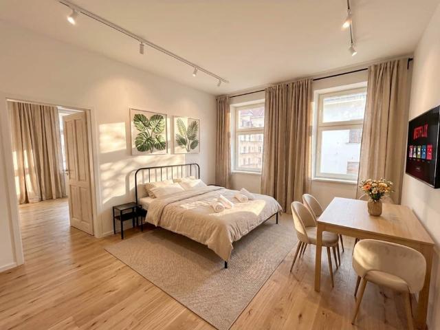 Neues City Apartment, 2 Schlafzimmer, 5 Gäste