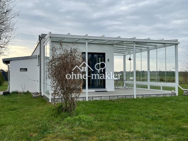 Neues Design Haus nahe Ostsee mit Weitblick provisionsfrei als Wohnhaus/privates Ferienhaus + Garten