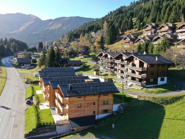 Neues Doppelhaus mit alpiner Eleganz im Herzen der Portes du Soleil