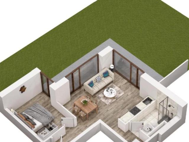 Neues, luxuriöses 2.5 Zimmer Apartment als Hauptwohnsitz