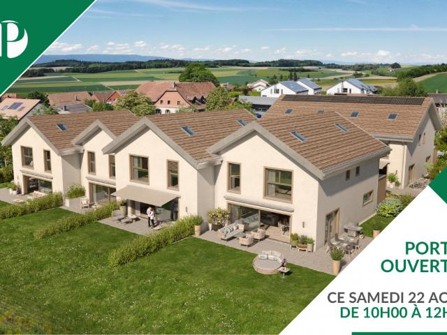 NEUES PROJEKT MIT 6 FAMILIENVILLEN IN THIERRENS MIT GÄRTEN