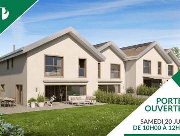 NEUES PROJEKT MIT 6 FAMILIENVILLEN IN THIERRENS MIT GÄRTEN