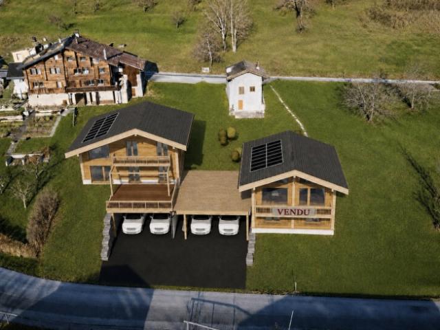 Neues Projekt Freistehende Lärchenhütte mit hohem Energiepotenzial