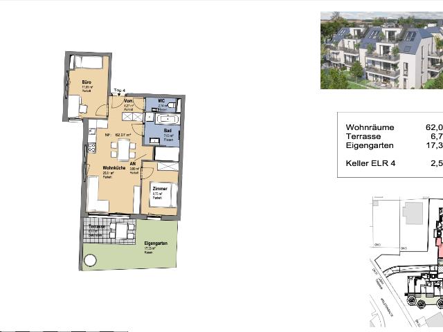 Neues Projekt in der Schwarzelackenau beim Marchfeldkanal noch 18 Einheiten verfügbar!