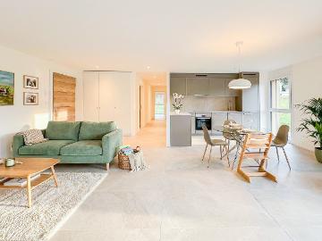 Neuer 4.5 Zimmer PPE Apartment mit Balkon Campagne Pernod, B6 Block