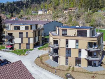 Neuer 2.5 Zimmer PPE Apartment mit Terrasse und Garten Campagne Pernod, B1 Block