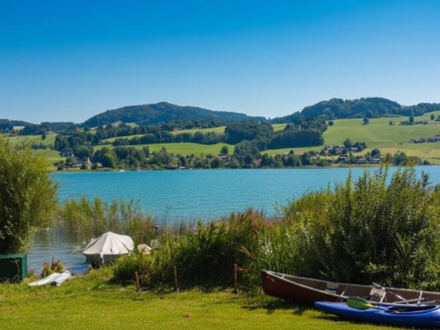 Neuer Kaufpreis Ausstellungsstück: modernes Mobilheim direkt am See zu verkaufen, keine Käuferprovision!