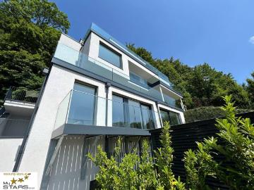 neuer KP: Exklusives Wohnen in Salzburg Erstbezug Villa in Aigen mit unverbaubarem Blick über die Stadt bis zur Festung Hohensalzburg