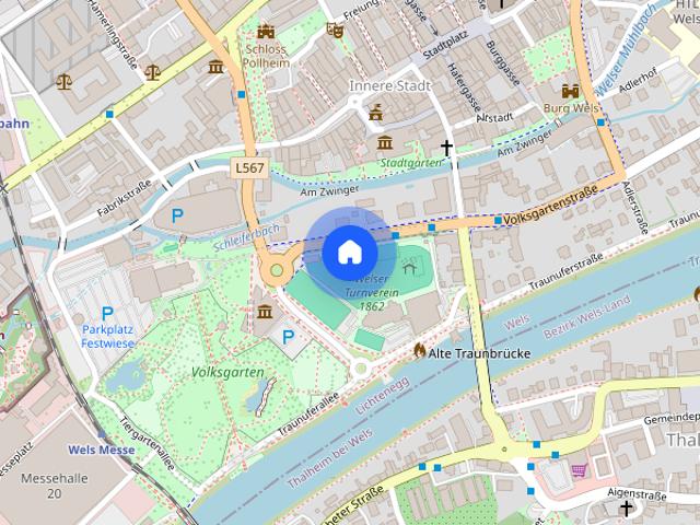 Neuer Preis! + 3 Zimmer Wohnung am Stadtplatz mit großer Terrasse auch als Wohngemeinschaft geeignet!