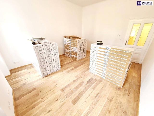 Neuer Preis! Frisch sanierte Kleinwohnung Hier will ich leben! Traumhaft saniertes Altbauhaus + Hofseitiger und riesiger Allgemeingarten + Lebensqualität + Luftwärmepumpe! Jetzt zugreifen!