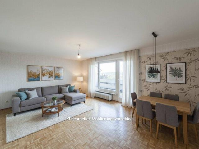NEUER PREIS! PROVISIONSFREI VOM EIGENTÜMER! SÜD LOGGIA! FERNSICHT 3 ZIMMER WOHNUNG MIT TERRASSE NÄHE STEINHOFGRÜNDE!