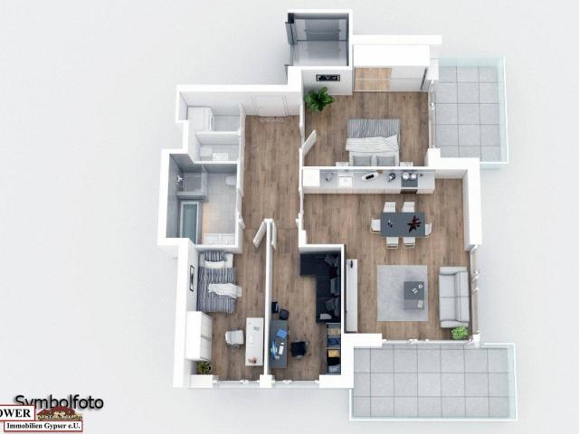 NEUER PREIS! Sonnige 4 Zimmer Wohnung in Mattighofen: Ihr neues Zuhause mit 2 Balkonen!