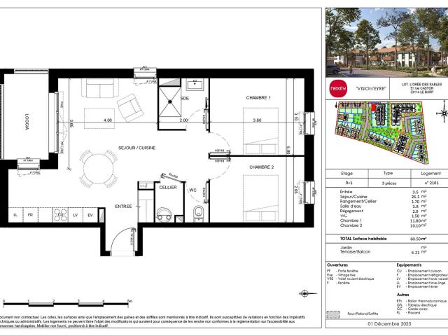 NEUF appartements de 2 à 4 pièces avec balcon ou jardinet à partir de 169 000euros