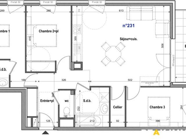 Neuf T4 82.20 m2 parking et garage FAVERGES Centre
