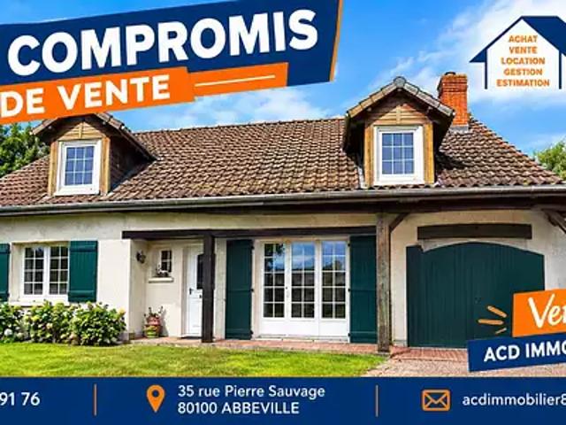 Neufmoulin 80132 Achat / Vente maison 6 pièces t6