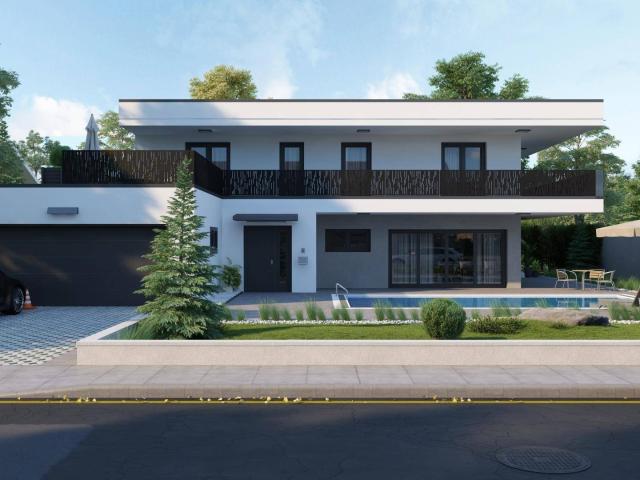Neugebautes Luxushaus 649.000 EURO NEUER PREIS Ziegelmassiv mit Fernsicht, Pool,Doppelhäuser 495.000mit Pool