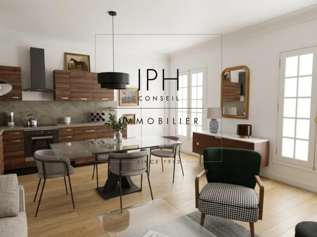 Neuilly / Barrès: 67m² calme et lumineux, possibilité 2ch