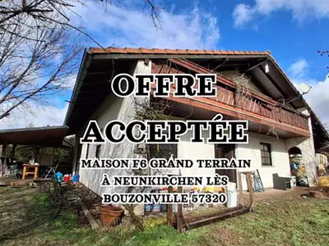 Neunkirchen lès Bouzonville 57320 Achat / Vente maison 6 pièces t6