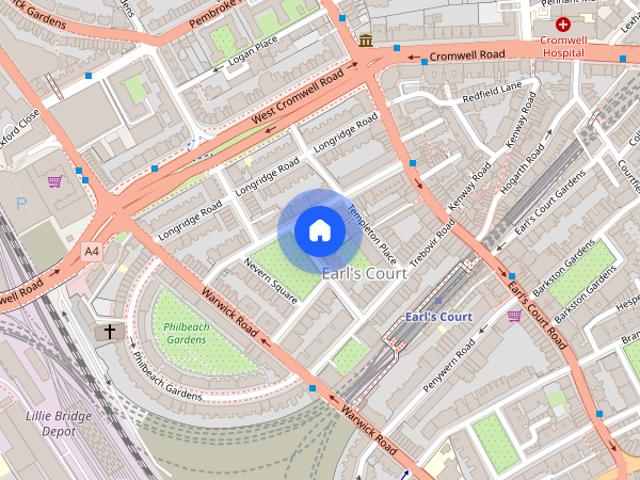 Nevern Square, Earls Court