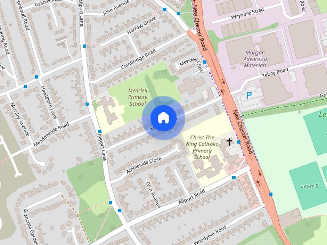 Neville Road, Bromborough, CH62