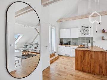 NEW*2 room terrace penthouse in Leipzig, Leipzig Amsterdam Apartments for Rent