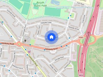 Rosyth Dunfermline, KY11, East Central Scotland, South West Scotland