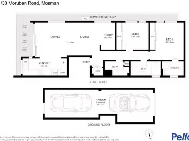 Cozy 2 BR 11/33 Moruben Road, Mosman Apartment for rent Liste.
